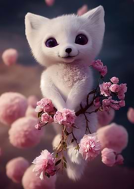 little pink fox