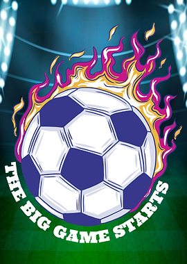 Soccer Ball on Fire