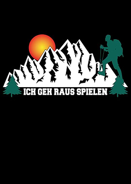 Wandern Spruch Ich geh