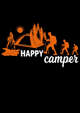 Wandern Spruch Happy