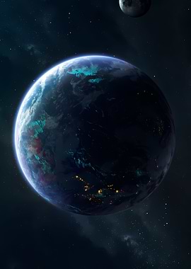 Beautiful Earth Night View