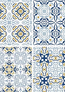 Mediterranean Blue Tile 88