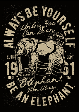 Vintage elephant