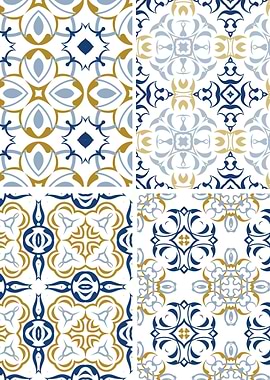 Mediterranean Blue Tile 82