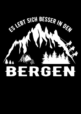 Wandern Spruch Es lebt