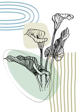 Minimalist Garden Leaves