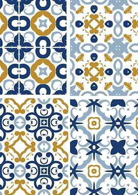 Mediterranean Blue Tile 95