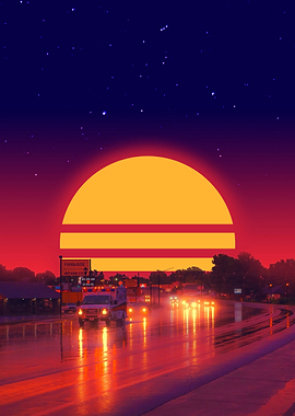 Lights on the street