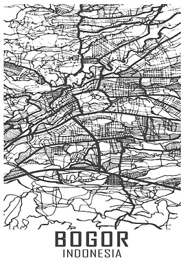 Bogor Indonesia City Map
