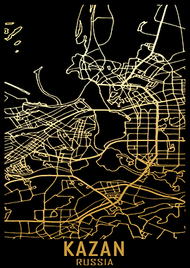 Kazan Russia City Map