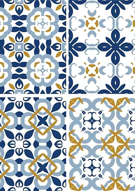 Mediterranean Blue Tile 98