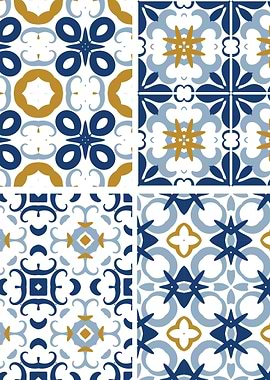 Mediterranean Blue Tile 93
