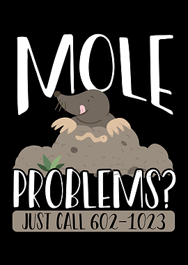 Mole problems just call