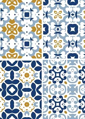 Mediterranean Blue Tile 91