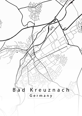 Bad Kreuznach City Map