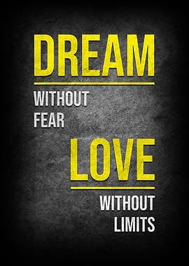 Hope typography poster