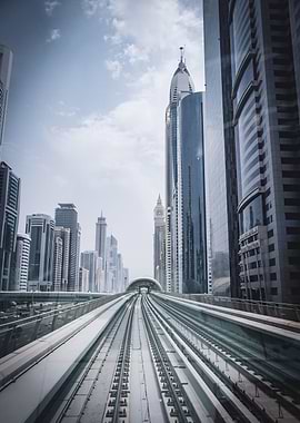 Grey Cityscape Travel