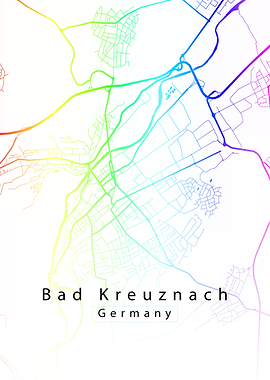 Bad Kreuznach City Map