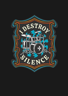 Drummer Band Drums Retro