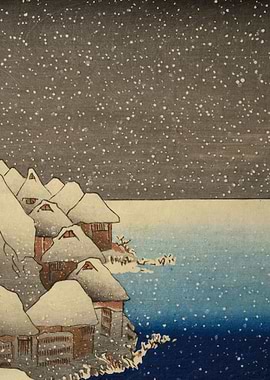 Japanese Village in Winter