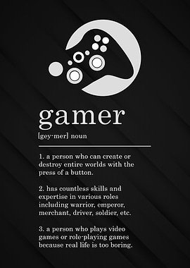 Funny Gamer Definition