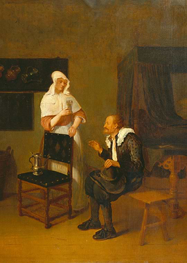 Elderly Guest and servant