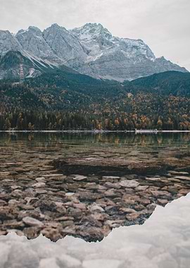 Snow Cap Mountain Range