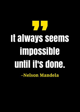 Nelson Mandela quote