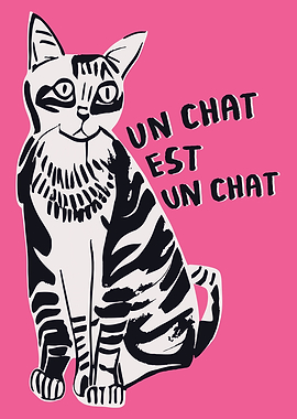 A cat is a cat poster