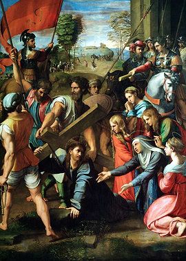 Christ Falling by Raphael