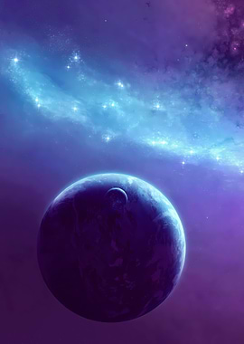 Exotic Planet Purple