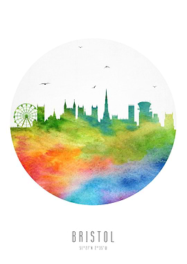 Bristol England Skyline