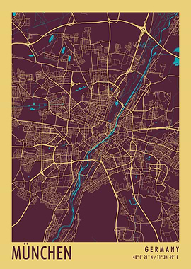 Munchen map