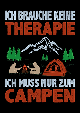 Camping Spruch Keine