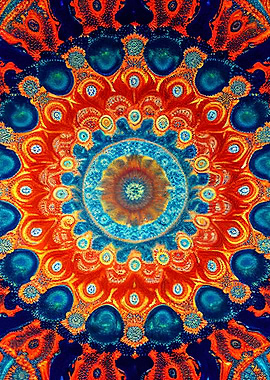 Colorful Hippie Mandala