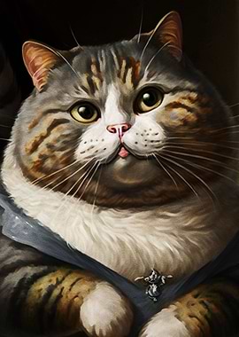 cute fat cat