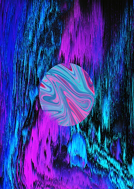 Dream Shape Blue Purple