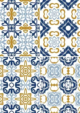 Mediterranean BlueTile 123