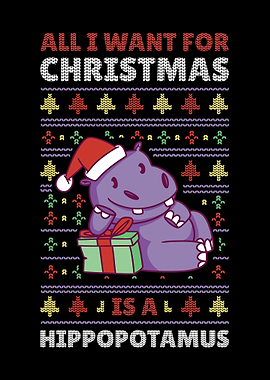 Christmas Hippo