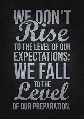 Rise vs Fall Preparation