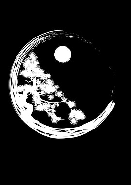 Bonsai Yin Yang Baum