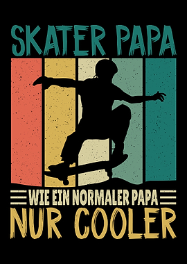 Skateboarder Motiv beim