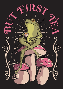 Cottagecore Aesthetic Frog