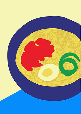 Illustrated Ramen Poster