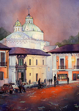 Plaza de Armas Quito Art