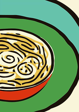 Minimalist Ramen Poster
