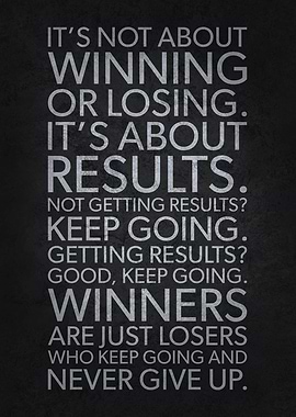 About Winning vs Losing