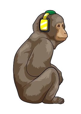 Monkey Headphone Music