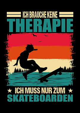 Skateboarder Motiv beim