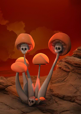 Skull Mushrooms